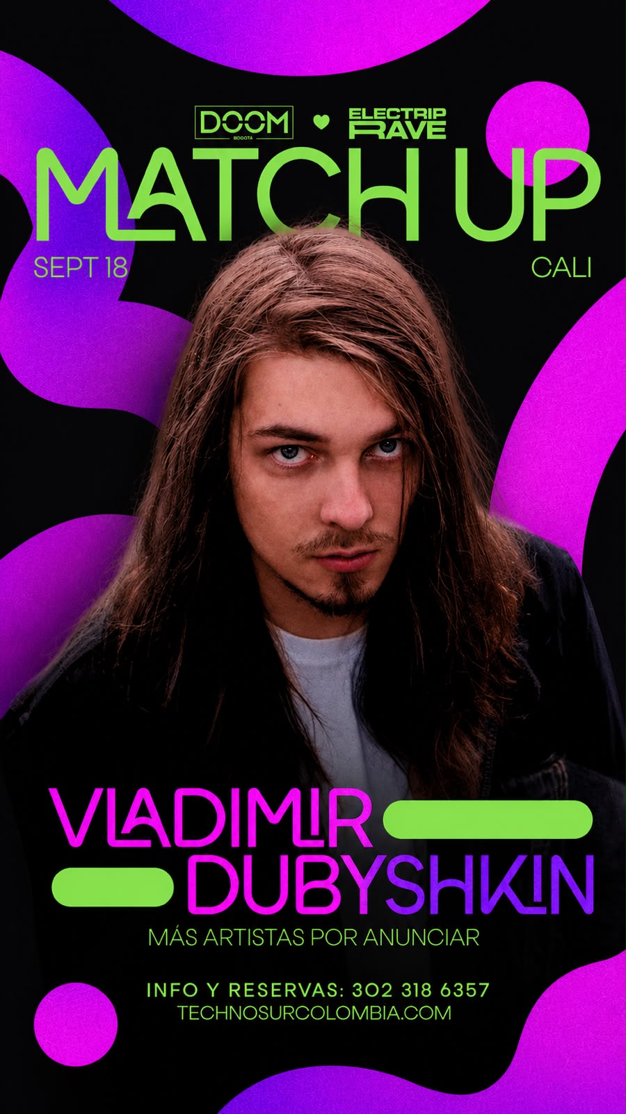 Flyer de MATCH UP | DOOM x Electrip Rave