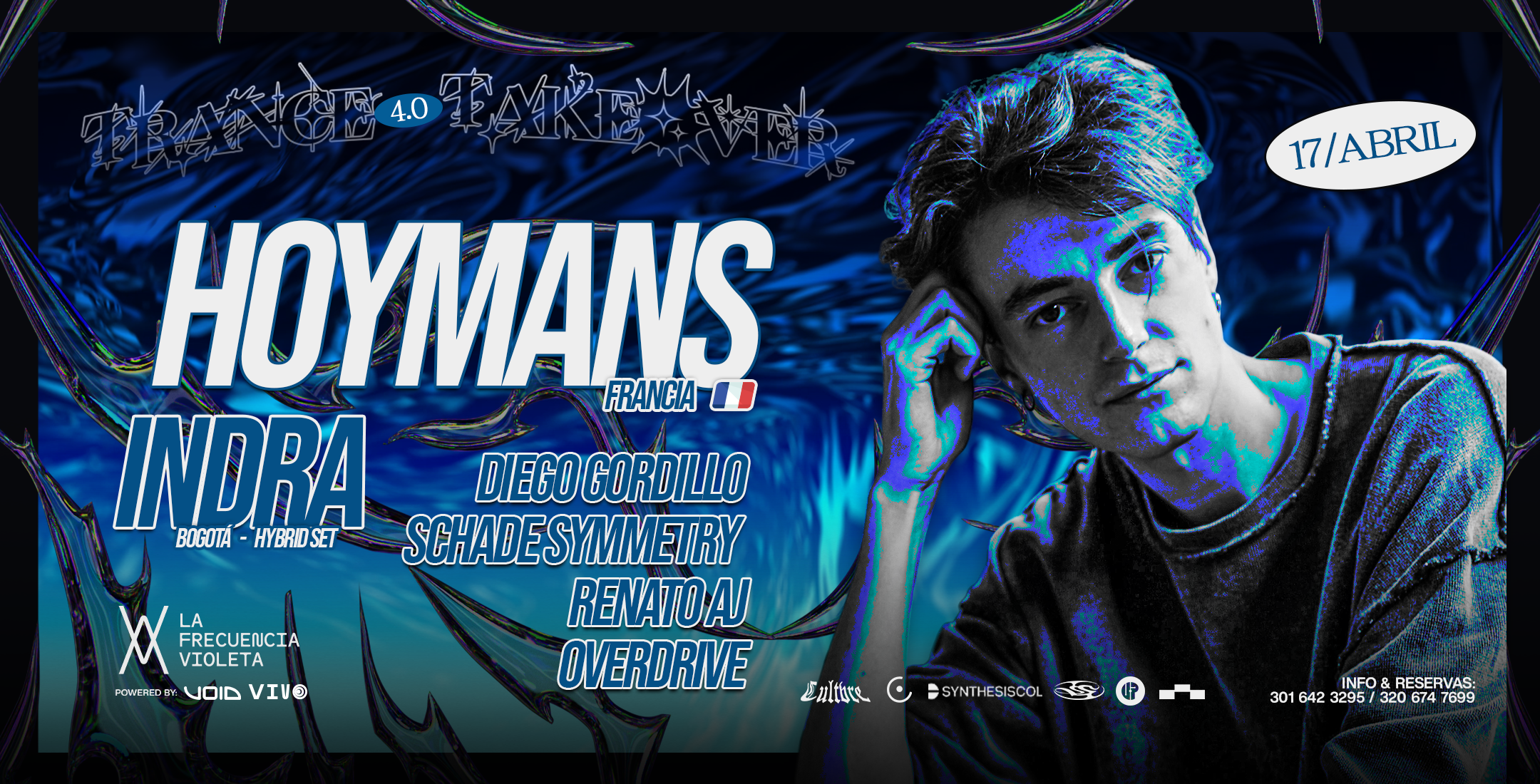 Flyer de Trance 4.0 Takeover